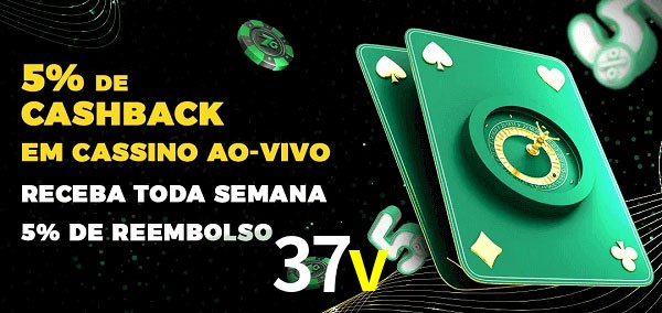 Promoções do cassino ao Vivo 37v